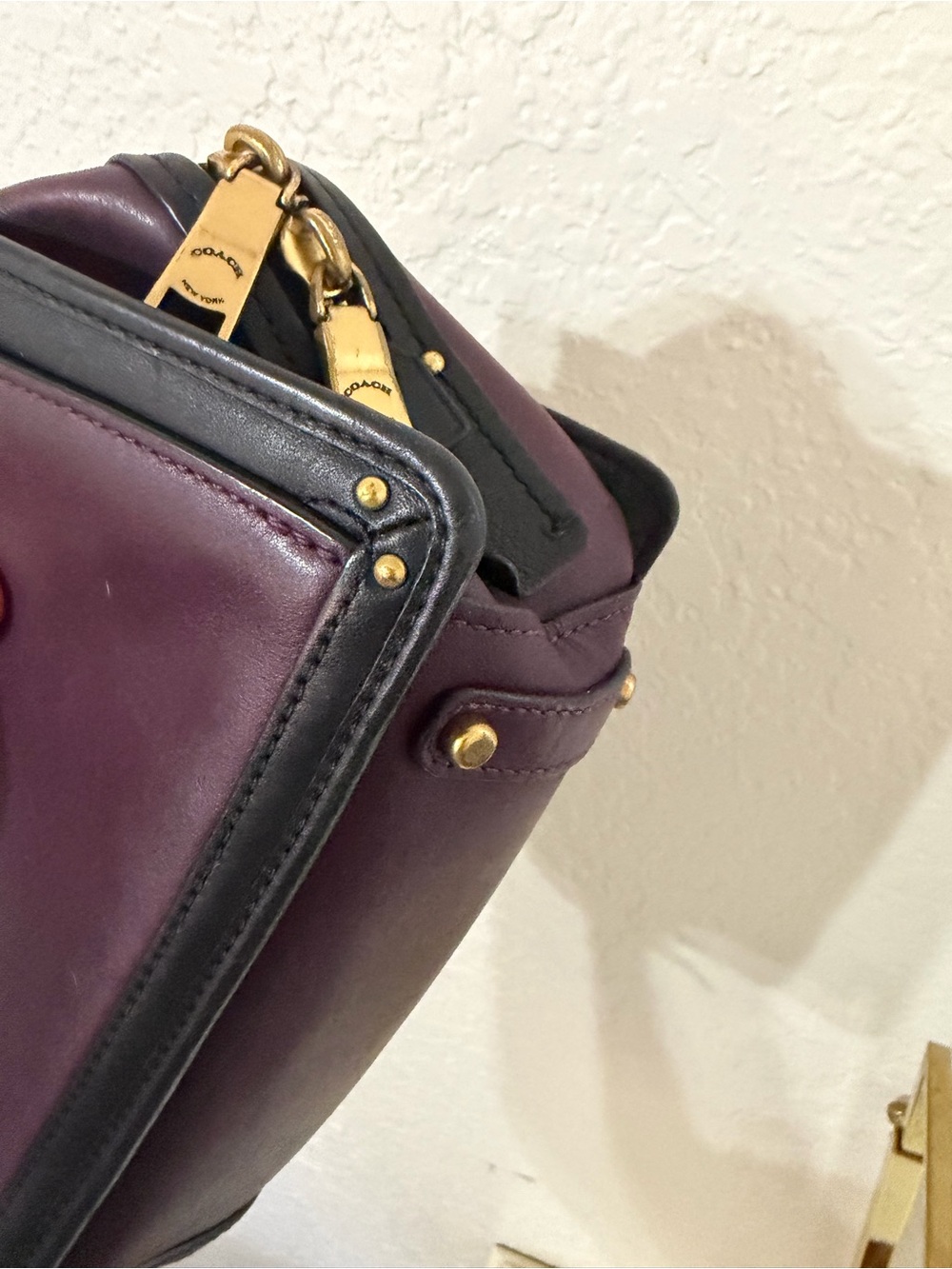 Coach Mini Dreamer 21
ColorBlock Leather Satchel - Picture 4 of 11
